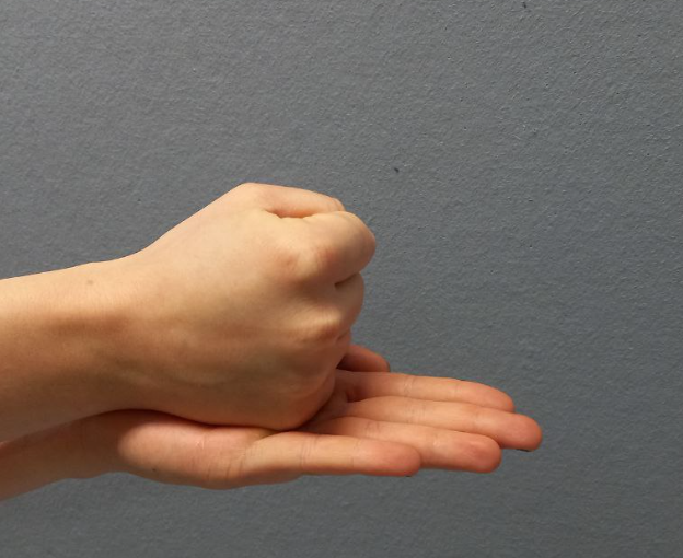Hand with Water Symbol